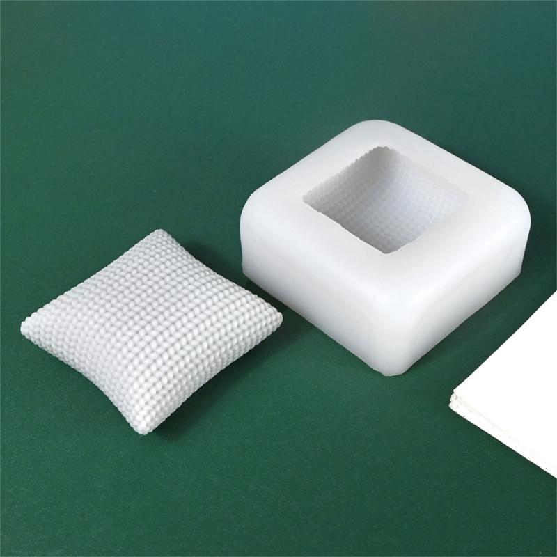 Food Grade Silicone Braided Pillow Molds Crafting Essential For DIY Dessert Soaps Easy Releases Design Baking Mould