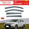 Window Visor For Mitsubishi Outlander 2013-2023 SUN VISOR Accessories Deflectors Visors Rain Guard Door Vent Shades Ventvisor