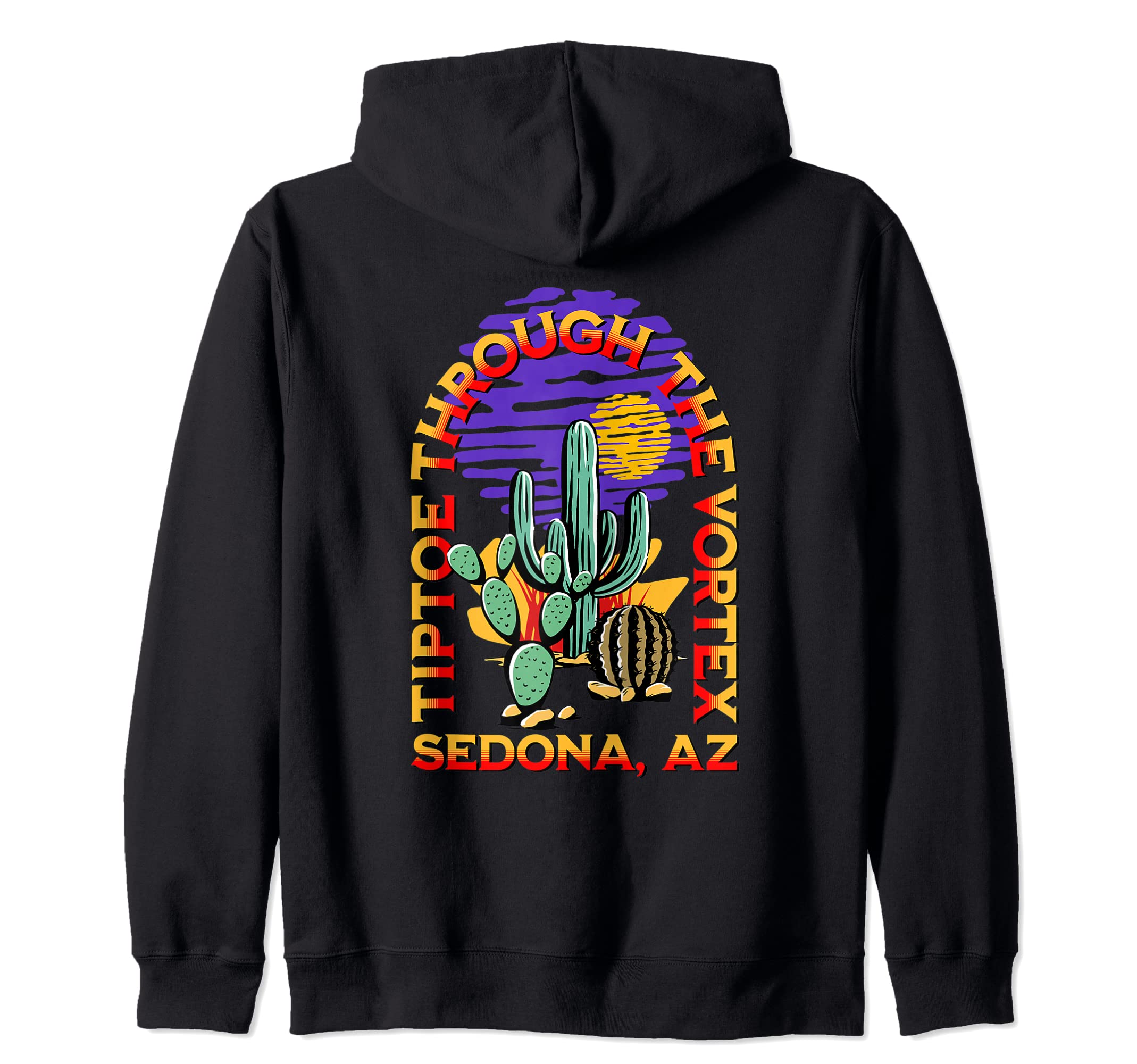

Fun Toe Zip Hoodie by Vortex Sedona Arizona Desert Design