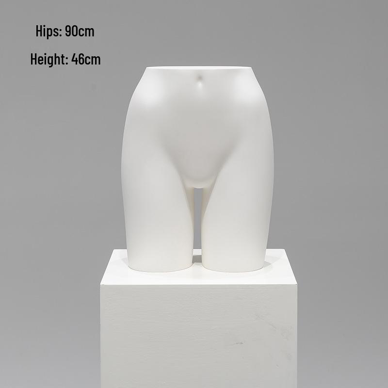 Unisex Half-Body Plastic Mannequin for Underwear Display