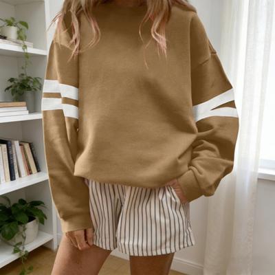 Crewneck Sweatshirt for Women Oversized Long Sleeve Pullover Tops Plus Size Fall Spring Casual Outfits