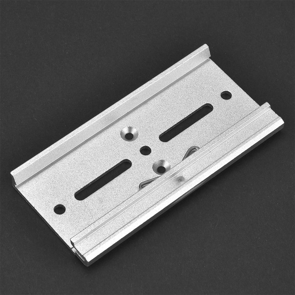 35mm Aluminum Din Rail Fixed Clamp Fasten Clip for Relay Mounting (#8)
