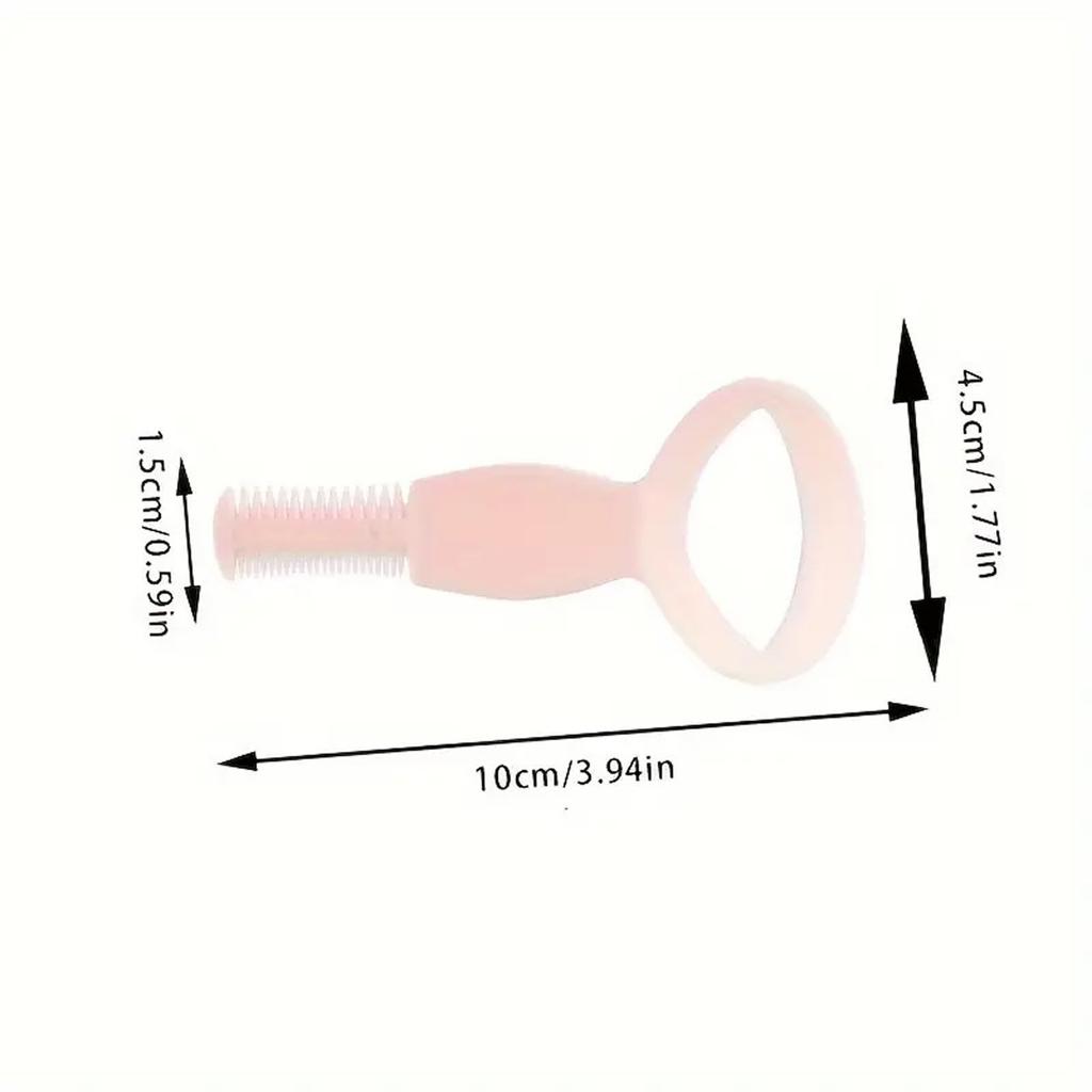 3 pcs Eyeliner & Lash Stencil Kit for Beginners - Pink Makeup Tool with Brush for Precise Application, No Battery Needed