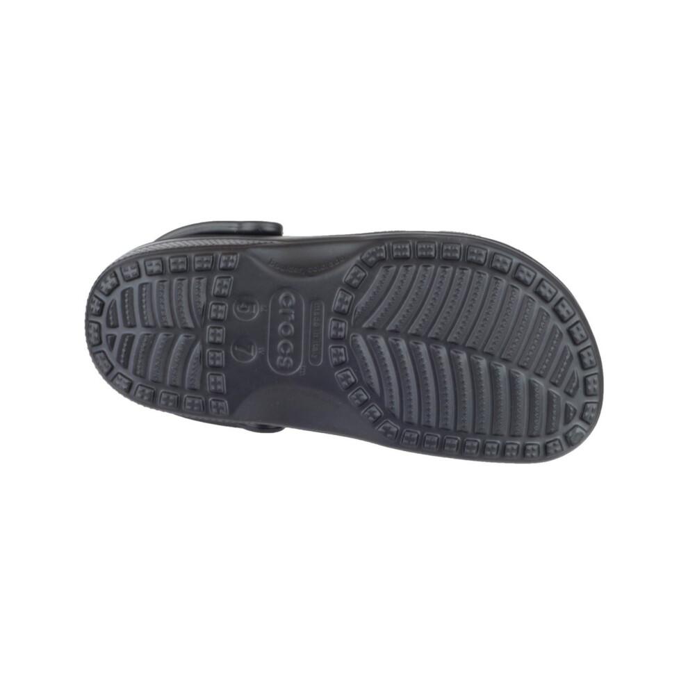 (11 UK, Black) Crocs Adults Unisex 10001 Classic Cushioned Clogs