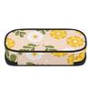 Pencil Bag 300D Polyester Spacious Storage Smooth Zipper with Main Compartment Mesh Pocket and Pen Slots for Teens and Students