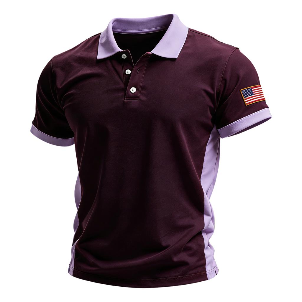 Men's Summer Print Short Sleeve Lapel Shirt Men's Casual Fashion Shirt