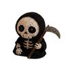 Beaded Skeleton DIY Kit, Tiny 3D Beaded Skeleton Craft Set with Colorful Beads Wire Needle And Instructions, Cute Skeleton Bead Art Kit for Beginners