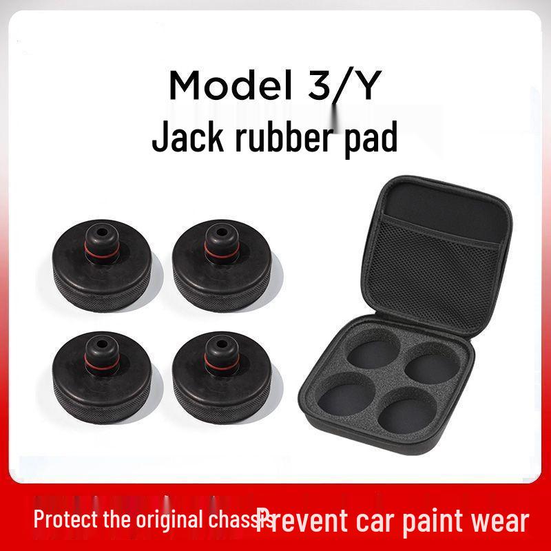 Tesla Model 3/Y Jack Shock Absorbing Rubber Pad Accessory With Free Shipping