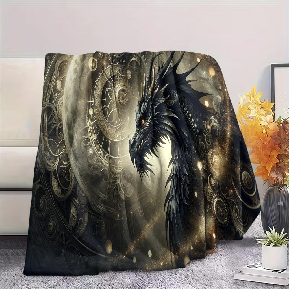 1 Pezzo Coperta in Flanella con Stampa Cartone Animato, Alta Qualità Confortevole per Tutte le Stagioni, Decorazione per la Casa, Calore e Comfort, Perfetta per Regalo di Natale Compleanno