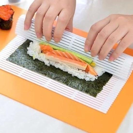 Easy care Made resin so it does not absorb water. Clean rolling mat Japan hand-rolled sushi approximately set 2.