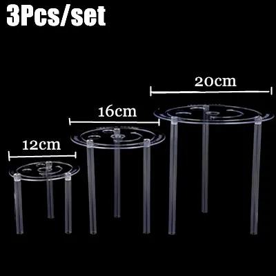 3/4Pcs Multi-Tier Cake Stand Straw Rack for Wedding Cake Making and Stacking Cakes Plastic Cake Support Rods Cake Dowel Set