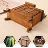 Dollhouses Furniture 1/16 Wood Dressing Table with Working Drawers and Cabinet for Craft Model Project Scene Decoration