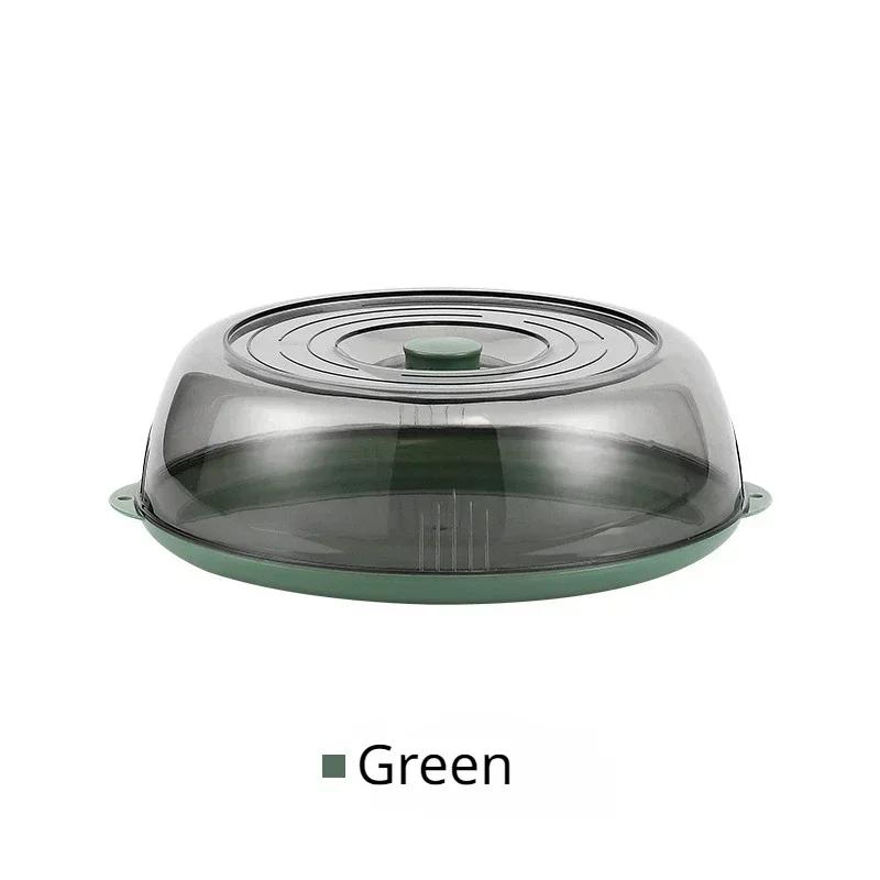 

Бытовая крышка для сохранения тепла продуктов, прозрачная, штабелируемая, пылезащитная, от насекомых, для сохранения тепла продуктов, кухонные гаджеты, многоразовая зелёный
