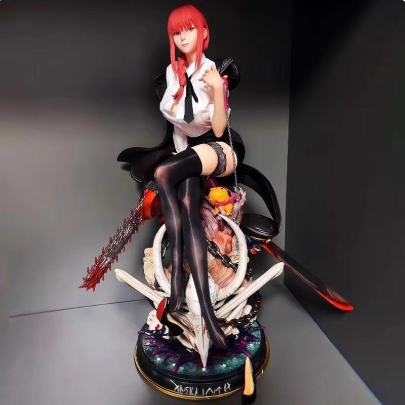 

Anime Chainsaw Man Figure Makima Action Statue Collectible Model Toy For Desktop Ornaments Ideal Gift For All Ages Genuine