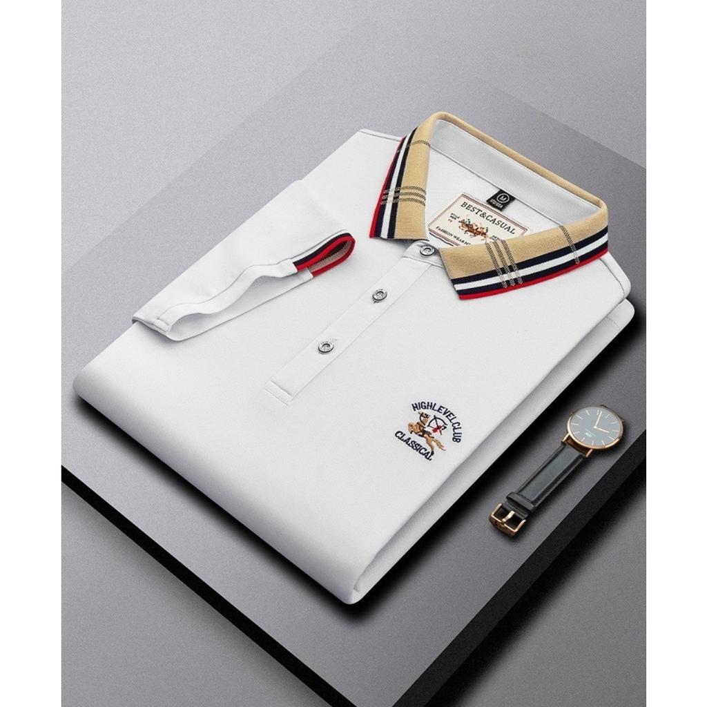STORN Summer Men's Polo Shirts High Quality Solid Color Short Sleeve Turn Down Collar Embroidery Casual Male Tees