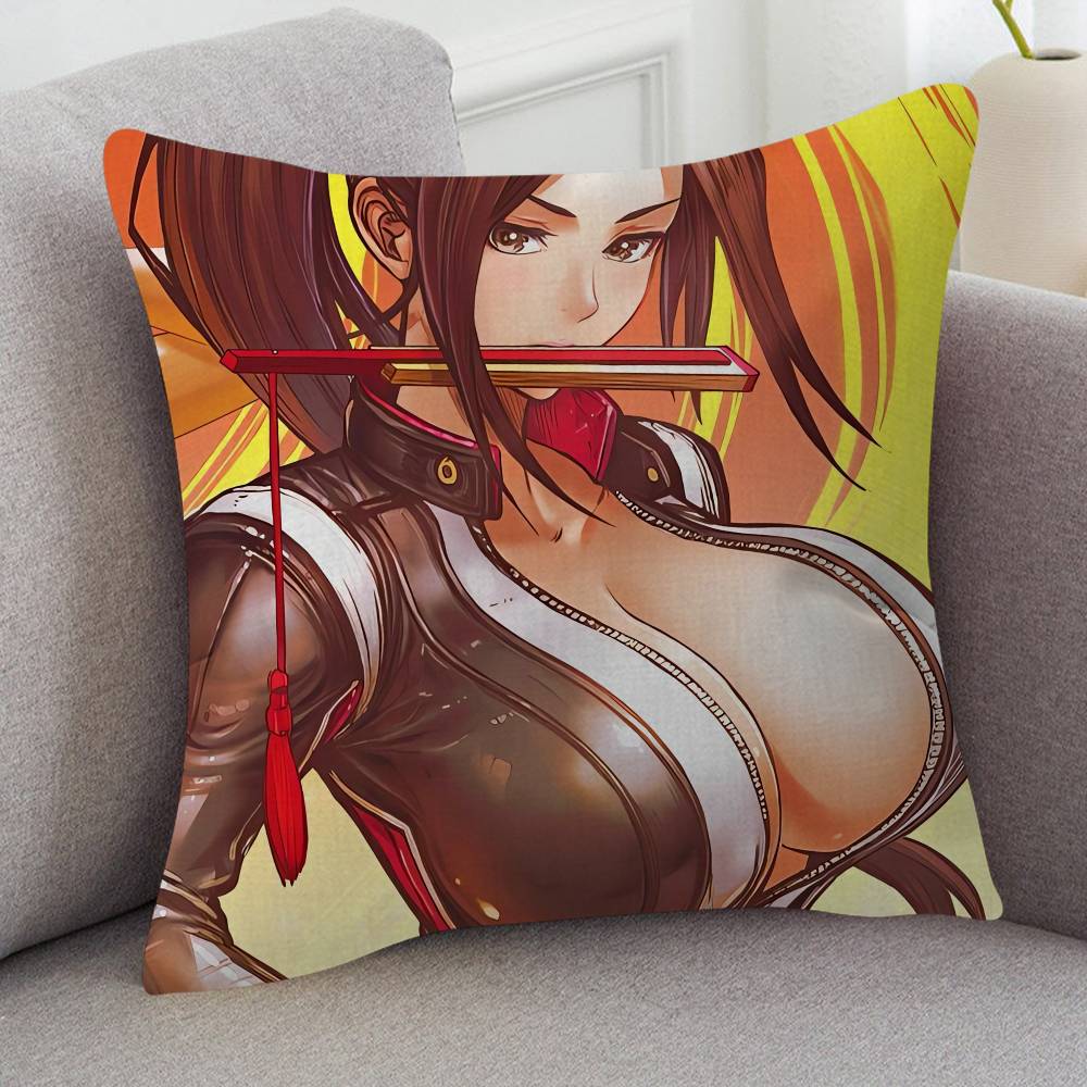 GAME The King Of Fighters Pillowcase Toon Gift Cushion Cover Bedroom Home Sofa Chair Seat Decor Pillow Case
