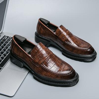 Business Leather Shoes Four Seasons British Casual Hairstylist Young Groom Wedding Shoes