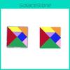 Wooden Tangram Puzzle Set For Kids With Bright Colors And Educational Benefits