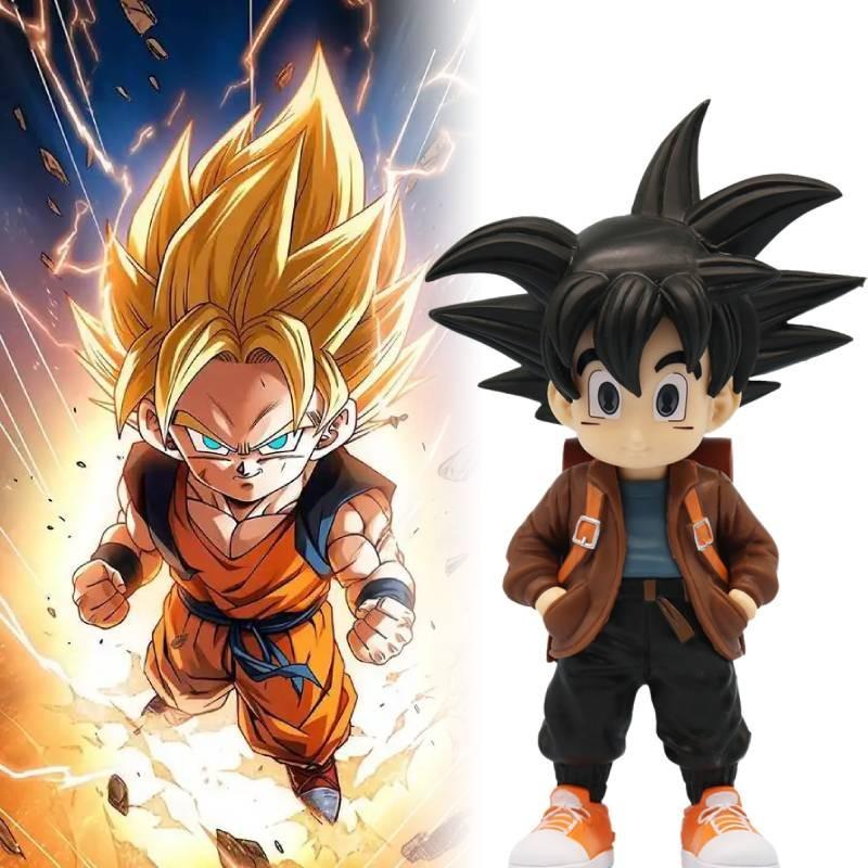 Son Dragon Ball Goten Figurine Q Version Student Model Anime Statuary Toys Gift