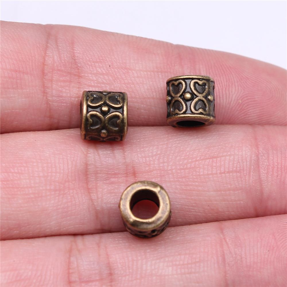 10pcs Heart Charms For Jewelry Making Antique Bronze Silver Color DIY Crafts Making Findings Handmade Tibetan Jewelry