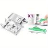 1/3/5Pcs Universal Sewing Presser Foot, Straight Stitch & Zig Zag Foot with Needle Threader for Low Shank Domestic Machines