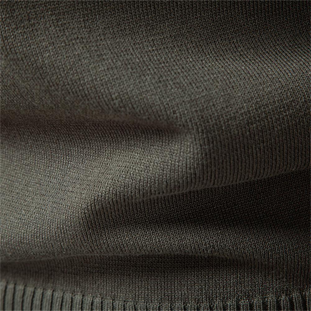 AIOPESON Premium Solid Color Polo Men Slim Fit Henley Long Sleeve Luxury Textured Fabric Business Casual Mens Polo Shirts