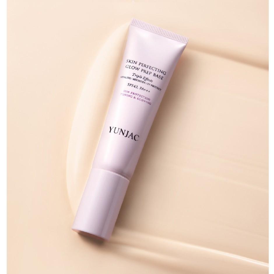 YUNJAC SKIN PERFECTING GLOW PREP BASE (SPF43, PA+++) 30mL, 10mL