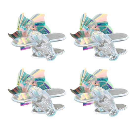 1/2/4/6Pcs Car Ornaments with Light Cool Dynamic Rotating Design Easy Installation Aircraft Shape Motorcycles Bicycles Decorations