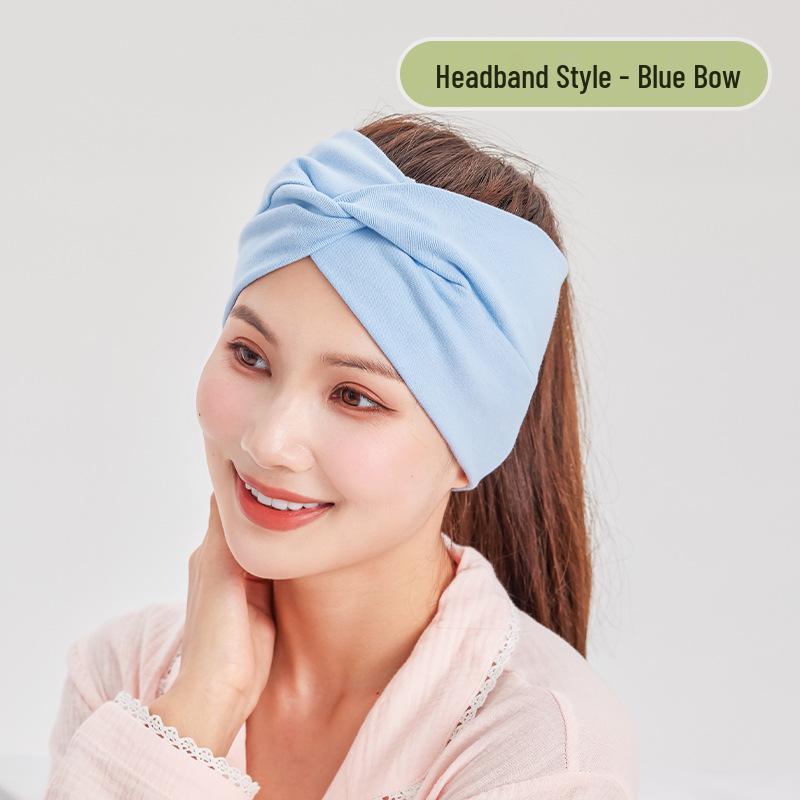Windproof Cotton Postpartum Headscarf & Hat for Spring/Summer – Maternity & Pregnant Women's Essential