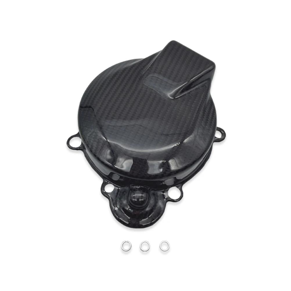 OTOM 2024 Motorcycle Ignition Cover Motor Stator Guard Protector Crankcase Carbon Fiber Lid For KTM EXC XCW TE 150 Accessories