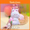 Cute Cartoon Plush Keychain With Pp Cotton Filling For Backpack Decor And Gifts