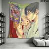 The Summer Hikaru Died Wall Tapestry Aesthetic Wall Hanging Printed Fabric Blanket Decorative Tapestries for Bedroom Living Room Home Decor