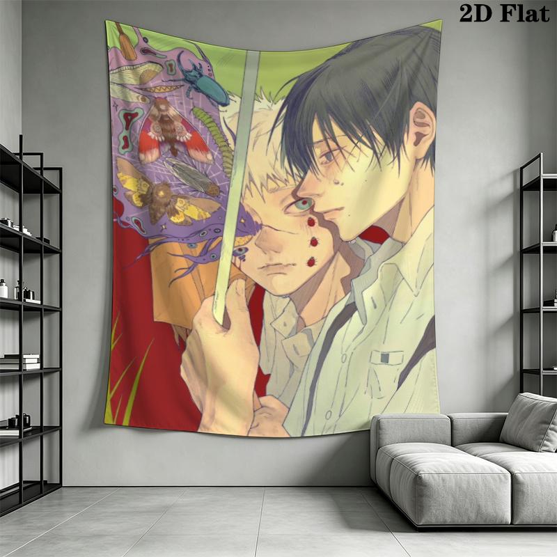 The Summer Hikaru Died Wall Tapestry Aesthetic Wall Hanging Printed Fabric Blanket Decorative Tapestries for Bedroom Living Room Home Decor
