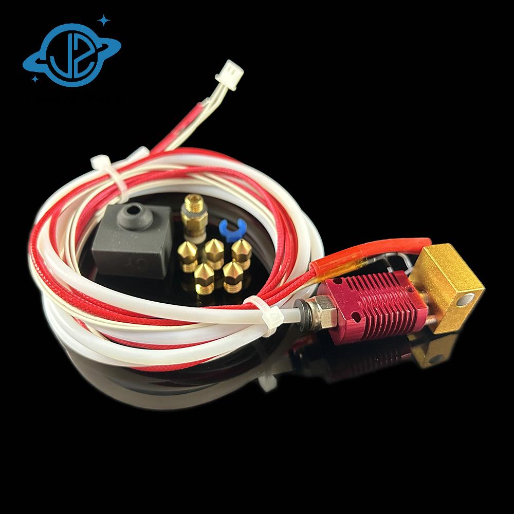 3D Printer Ender 3 Metal J-Head CR10 MK8 Hotend Extruder Kit Heat Block Nozzle Heater Thermistor for CR10s Pro Ender3 V2 Ender 5