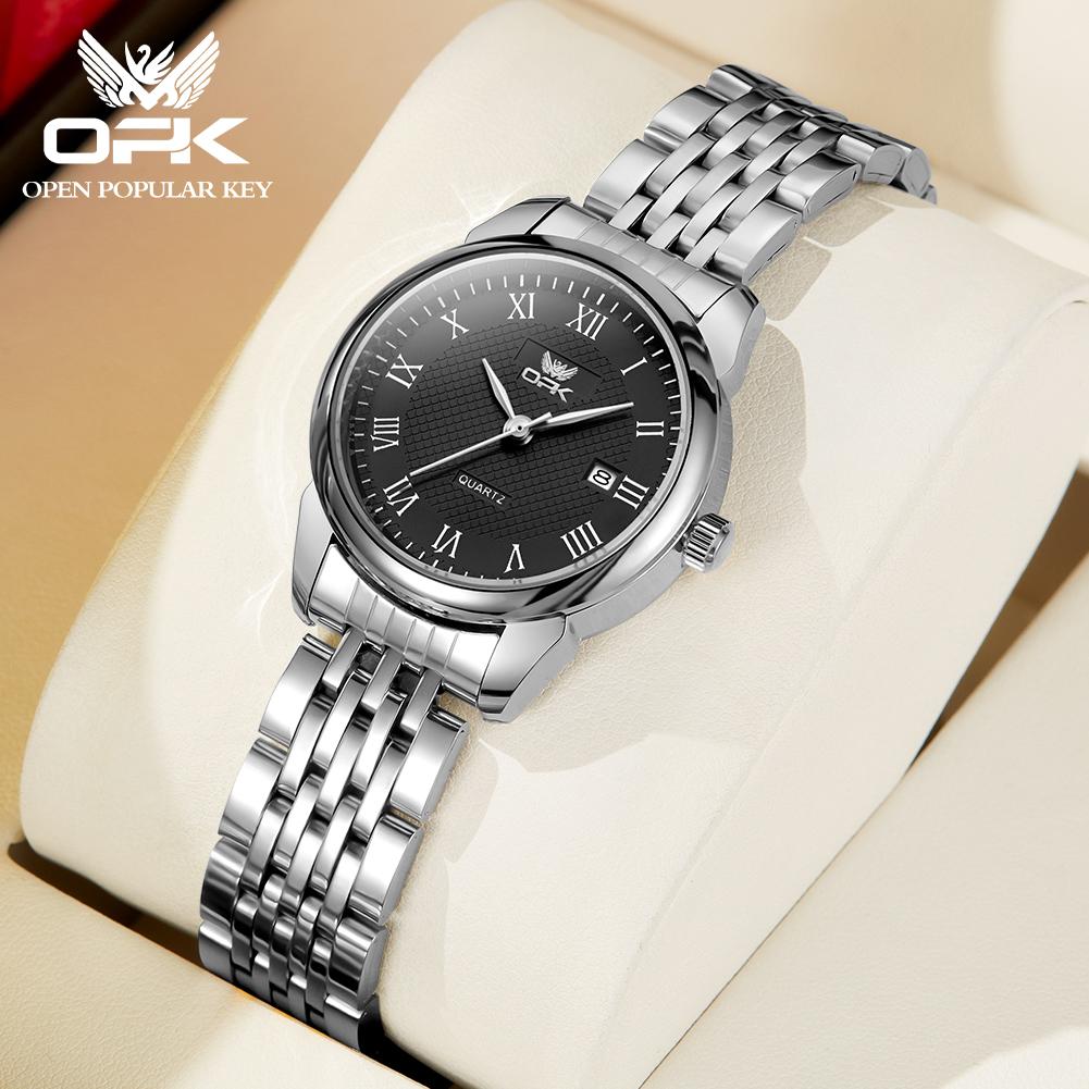 OPK Brand Watch Roman Numerals Waterproof Women's Watch 6007