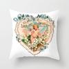 Christmas Angel Santa Claus Pillow Cover Holiday Home Decor Sofa Cushion Cushion Cover