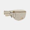 [Pre-Owned] Essential 30 External Zipper Pocket Adjustable Shoulder Strap Napa Leather Waist Bag Large - Excellent #874K8K
