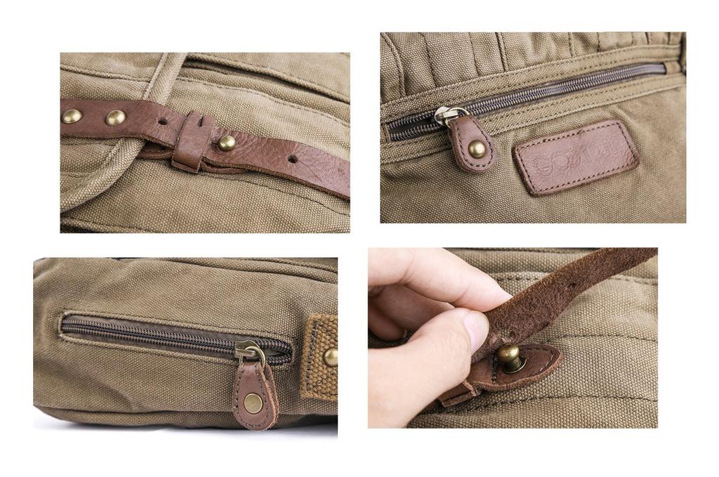 Gootium 30829AMG Sac En Style En Tissu Vert - - Bandoulière - Armée