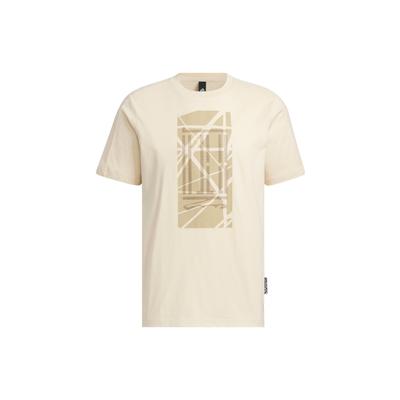 Wuji Series Langes T-Shirt mit Grafikdruck Herren Tops Rock-Layer Sandstorm IP3685
