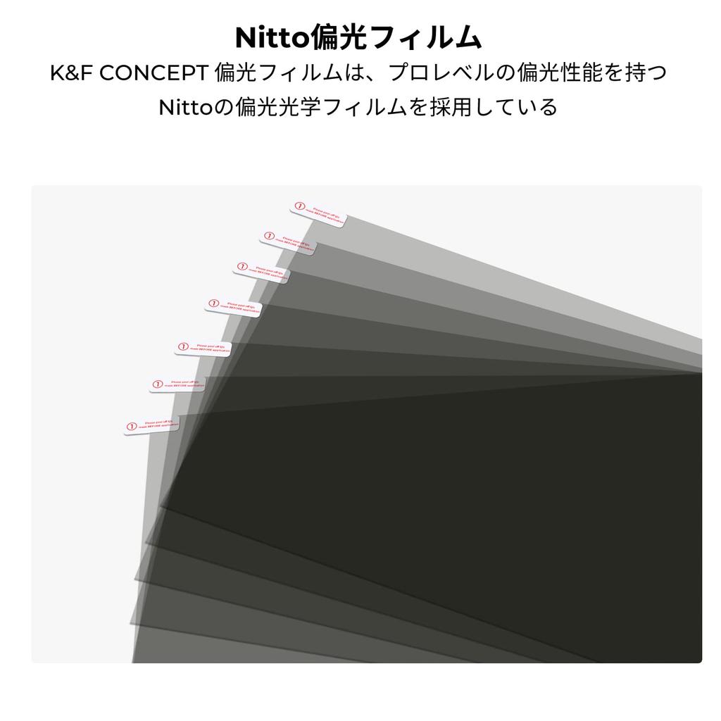 Concept Polarizing Film Pack of Linear Polarizing High Customizable Includes Scraper K&F Sheets, 200x300mm, 2, Filter, Polarization, Cut,