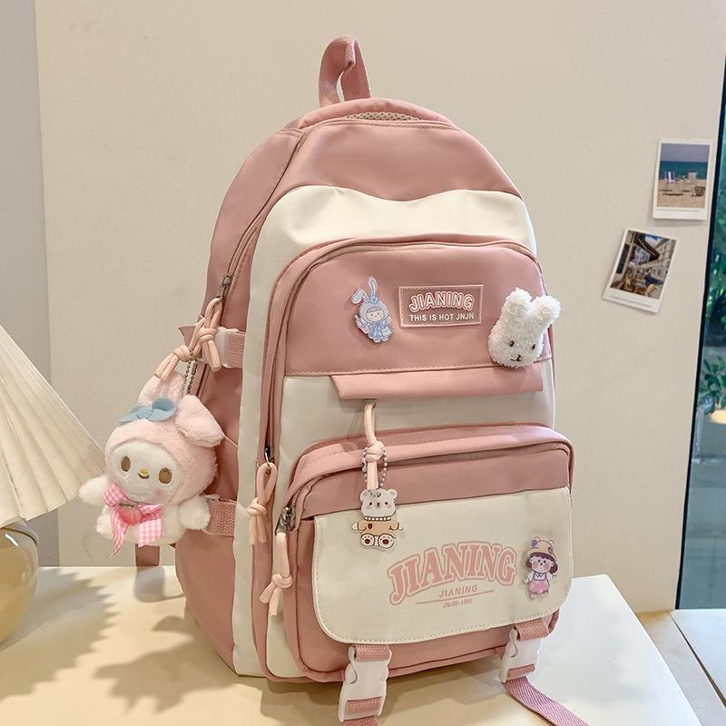 Schoolbags for Children Elementary School Students Junior High School Girls High School Two Piece Backpack