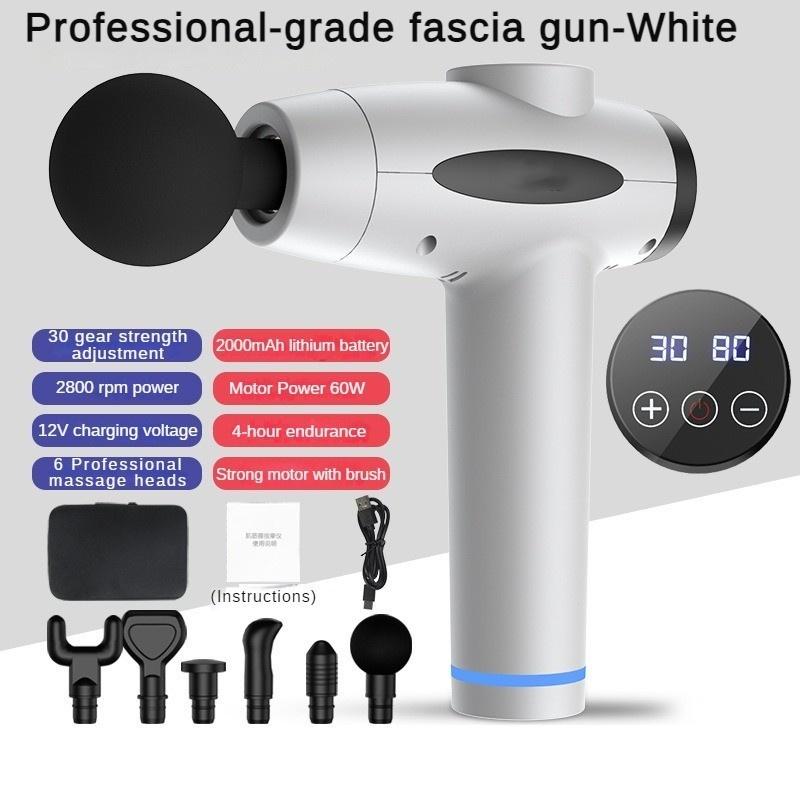 Mini Brushless Motor Multi Gear Adjustment Massager Muscle Relaxation Impact Fascial Gun Professional and Efficient Lithium Battery Massage Equipment