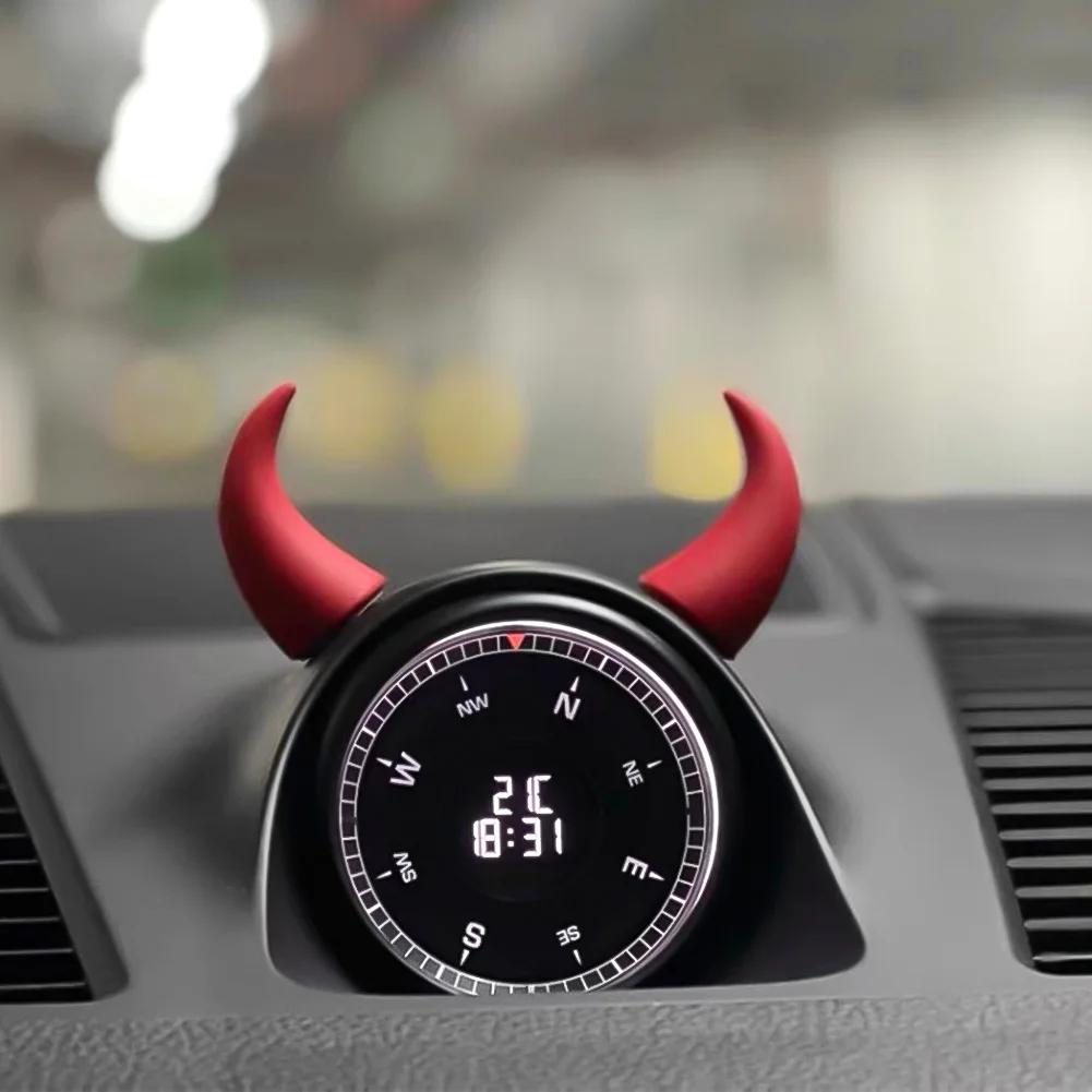 2 Pairs/set Creative Trend Car Air Outlet Direction Cute Devil Horns For MINI Automobile Decorative Items and Ornaments