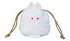 Naitou Design Watapo Mini Drawstring Bag Snow Rabbit -
