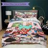 Toca Boca World Pattern Bedding,Quilt Set Quilt Cover Pillowcase Home Birthday Gift (1*duvet cover+2*pillowcase,without core)SSJT0917143