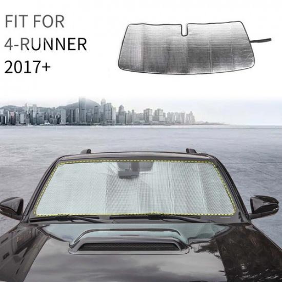 Fit 4Runner 2017+ Windshield Sunshade Sun Visor Heat Shield Block UV Accessories