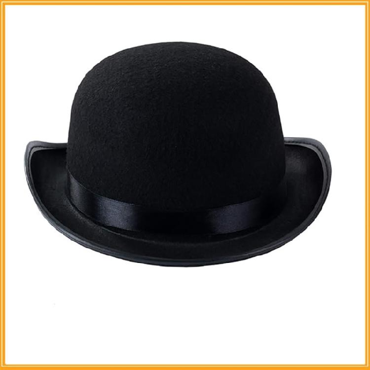 Halloween Monopolys Man Costume Accessories Gentlemen Costume Bowler Hat Mustache Monocle Cane Necktie Rich Man Costume