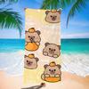 New Cute Animal Printed Microfiber Beach Towel Quick Dry Absorbent Soft Bath Towel For Kids