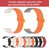 Silicone Watch Band Strap Bracelet Belt with Magnetic Closures Fit for 18mm 20mm 22mm Smartwatch Comfortable Daily Wear