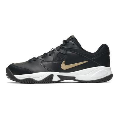 Court Lite 2 Comfortabele Veelzijdige Lage Tennisschoenen Heren Sneakers Zwart Goud AR8836-012